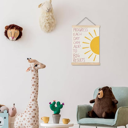 Supwhd Nursery Positive Affirmations Wall Decor, Inspirational Add Up to Big - Image 4