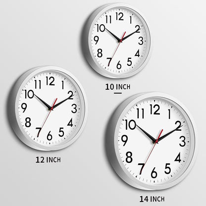 DAXSMY 14 Inch Wall Clock Large Battery Operated Big Silent Non Ticking Analog - Image 4