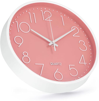 Wall Clock Non-Ticking Silent Modern Simple Style Round Decor Clock - Image 3