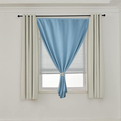 AJAZZ self Adhesive Portable 100% Blackout Curtains Simple and Easy to - Image 7