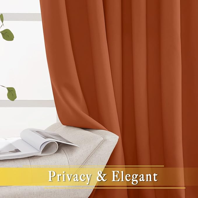 NICETOWN Room Divider Curtain 84 inch Length, Grommet Privacy & Noise Reducing - Image 6