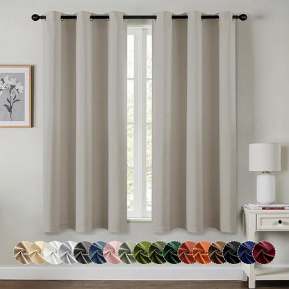 MIULEE Blackout Curtains for Bedroom Living Room 2 Panels, Thermal Insulated by MIULEE