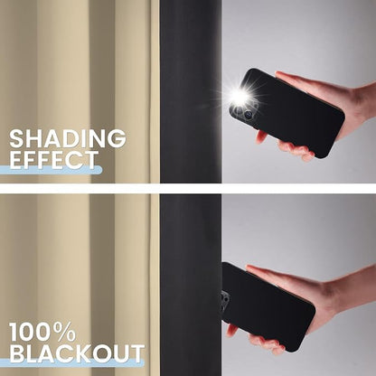 SimpleHome 100% Blackout Curtains - Image 3