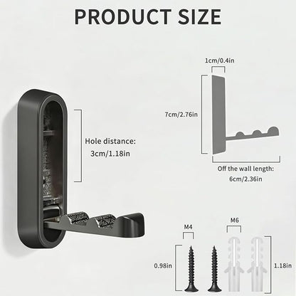 4PCS Foldable Wall Hooks, Flip Down Design - Image 8