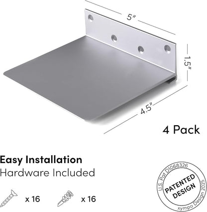 xympo Floating Invisible Bookshelf Wall Mounted - Image 3