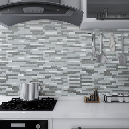 AULIGET 20 Sheets Faux Stone Peel and Stick Backsplash - Image 6