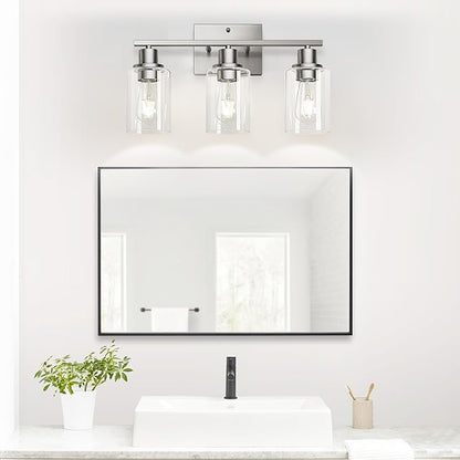 MOKATNG 3-Light Bathroom Light Fixtures, Vanity Light - Image 7