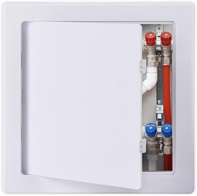Suteck Plastic Access Panel for Drywall Ceiling 8 x 8 Inch Reinforced Plumbing by Suteck