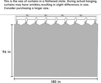 Room Divider Curtains Flexible Ceiling Tracks Set Curtain Track Ceiling Mount - Image 7