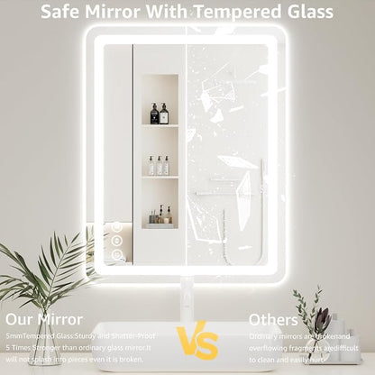 48" x 36" Led Bathroom Mirror - Image 4
