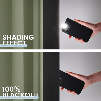 SimpleHome 100% Blackout Curtains - Image 3