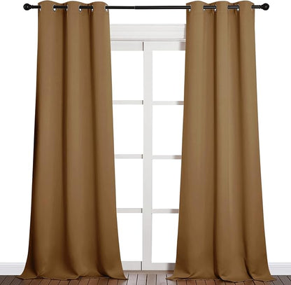 NICETOWN Sleek Blackout Curtains 90 inches Length - Image 2