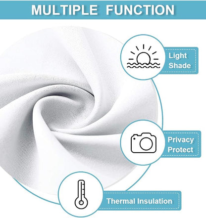 RYB HOME Blackout Curtains Soundproof Energy Saving Insulating Privacy Room - Image 7