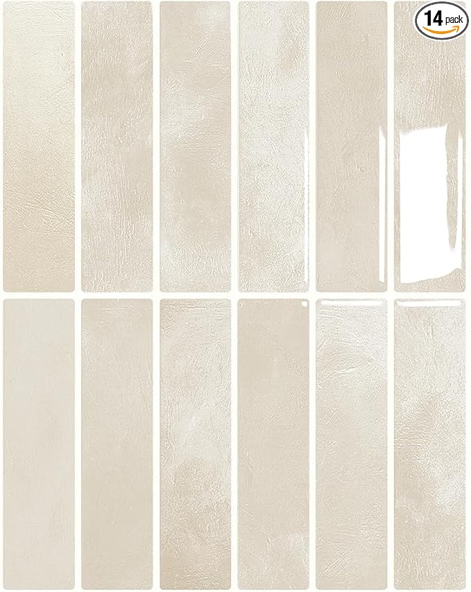 Peel and Stick Backsplash 3D Wall Tiles, Self-Adhesive, Oil Proof, Waterproof by DAGOU