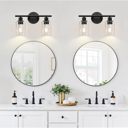 Zarbitta 2-Light Bathroom Light Fixtures, Bathroom Wall Lamp - Image 7