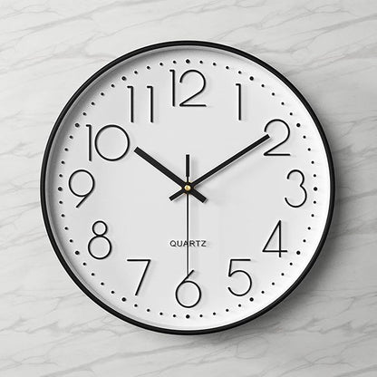 Tosnail 12 Inch Large Non Ticking Wall Clock, Round Silent Battery Operated - Image 6