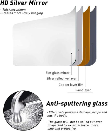 Full Length Mirror, Oversized Standing Hanging or Leaning Against Wall Mounted - Image 9