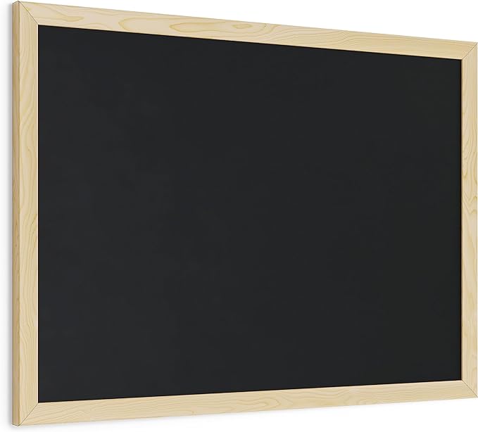 U Brands Chalkboard, Light Birch Wood Frame by UBrands