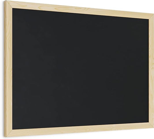 U Brands Chalkboard, Light Birch Wood Frame by UBrands
