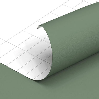 Yancorp 16"x394" Matte Sage Green Peel and Stick Wallpaper Removable Contact - Image 6
