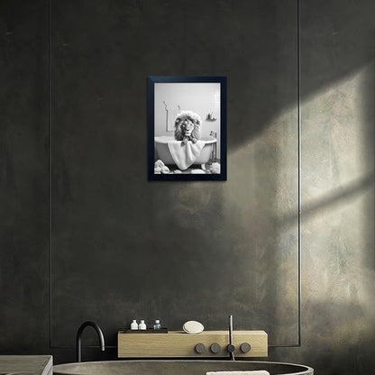 Black and White Lion Canvas Wall Art Bathroom Pictures Paintings - Image 8