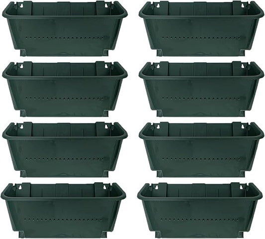 Self-Watering Wall Mounted Planter Set, Indoor and Outdoor Vertical Planter by Unknown