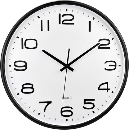 Plumeet 16'' Extra Large Wall Clock, Battery Operated Wall Clocks Silent by Plumeet