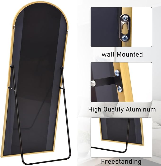 Full Length Mirror, Wall Mirrors Freestanding - Image 6