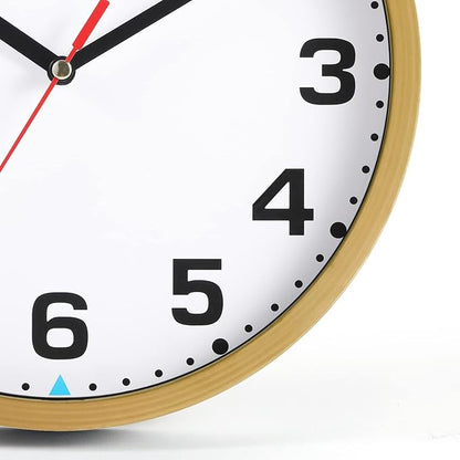 SIN&MI Wall Clock 9 Inch Battery Operated Silent Non-Ticking Wall Clock Modern - Image 2