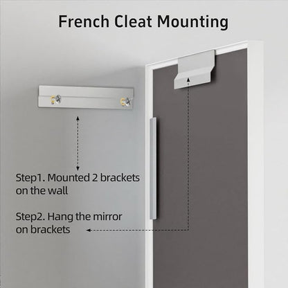 24x36 Inch White Bathroom Mirrors - Image 6