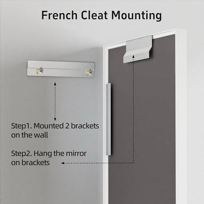 24x36 Inch White Bathroom Mirrors - Image 6