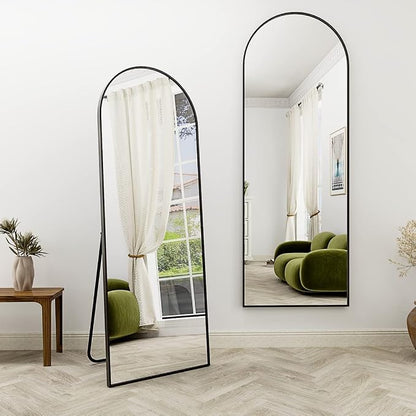 Arched Full Length Mirror, Full Length Wall Mirror Hanging or Leaning - Image 5