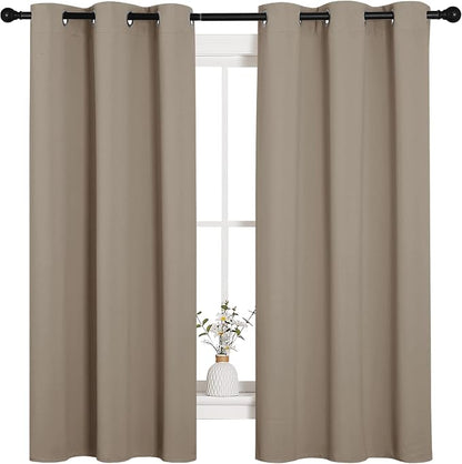 NICETOWN Sleek Blackout Curtains 63 inches Length - Image 2