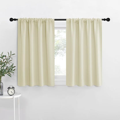 NICETOWN RV Blackout Curtains for Camper Windows, Kitchen Curtains, Short by NICETOWN