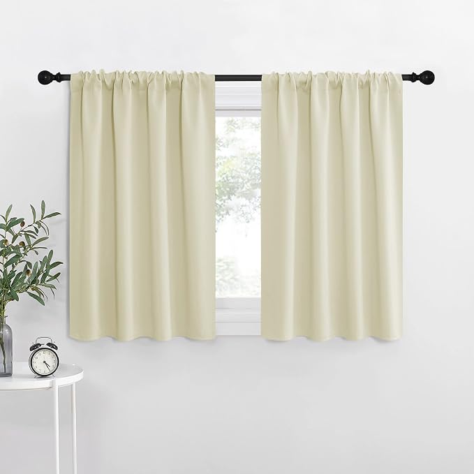 NICETOWN Kitchen Curtains, Short Blackout Curtains & Drapes, Small Window by NICETOWN