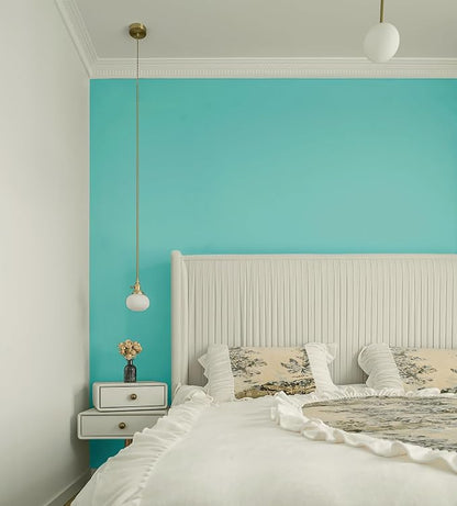Dimoon 236.2''x17.7''Mint Green Peel and Stick Wallpaper Contact Paper Modern - Image 9