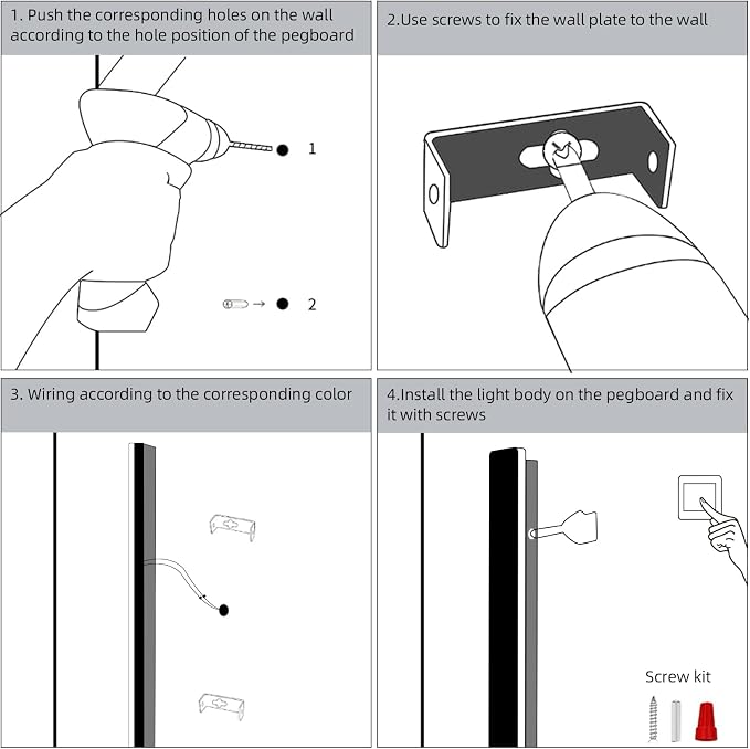 KELUOLY Modern Plug in Long Wall Sconce, 39.3" White Matte LED Wall Lights - Image 7
