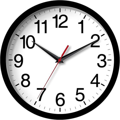 Rohioue Wall Clock Modern 8 Inch Battery Operated Silent Non Ticking Small by RohioueWallClock