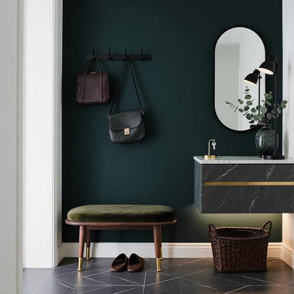 Yancorp 16"x120" Matte Emrald Green Peel and Stick Wallpaper Removable Contact - Image 4