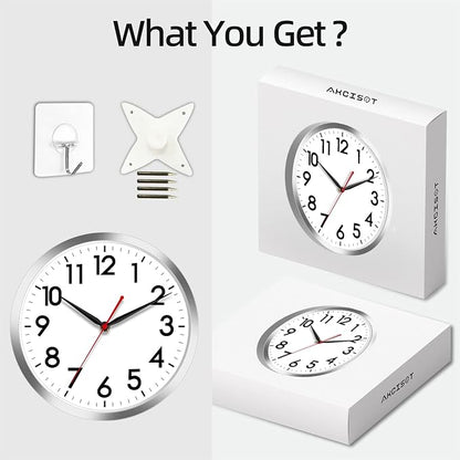AKCISOT Wall Clock 14 Inch Large Silent Wall Clocks Battery Operated - Image 7