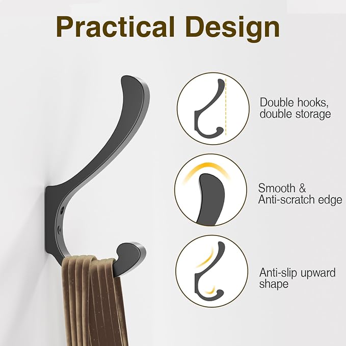 Coat Hooks for Hanging Heavy Duty - Image 5