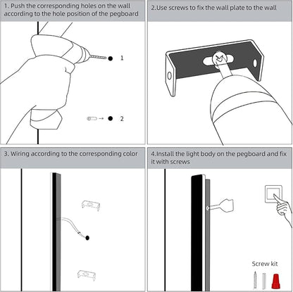 KELUOLY Modern Plug in Long Wall Sconce, 20W Warm White 3000K Acrylic Indoor - Image 7