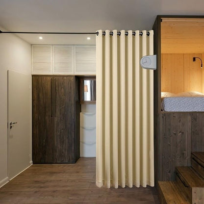 NICETOWN Loft Noise Blocking Room Divider Curtain Screen Partitions, Basement - Image 5