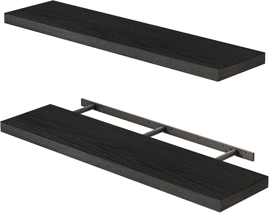 Fixwal Floating Shelves for Wall, Bathroom and Kitchen, Wall Shelves for Storage by Fixwal
