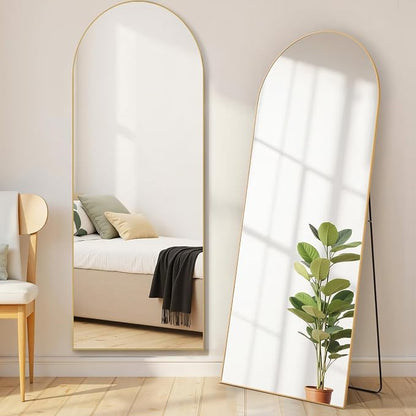 Arched Mirror Full Length, Upgraded 21"x64" Body Wall Mirrors by Aidoly