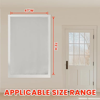 AJAZZ self Adhesive Portable 100% Blackout Curtains Simple and Easy to - Image 5