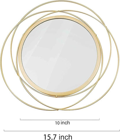 2 Set. Circle Mirrors for Wall Decor for Living Room Bedroom Bathroom Entryway - Image 6
