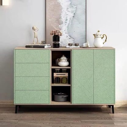 Abyssaly Green Peel and Stick Wallpaper Embossed Silk Textured Wallpaper 15.7" - Image 7