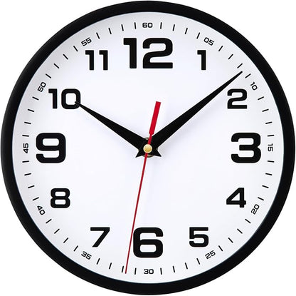 Silent Wall Clocks Battery Operated 12 Inch No Ticking Modern Analog Clock by Warminn