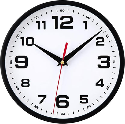 Silent Wall Clocks Battery Operated 12 Inch No Ticking Modern Analog Clock by Warminn